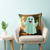 幸せな幽霊の親指を上げる クッション (椅子)