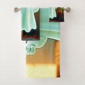 幸せな幽霊の親指を上げる バスタオルセット (インサイチュ)