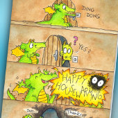 幸せな引っ越し祝いパーティー挨拶 カード