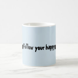 幸せな引用文のコーヒー・マグ コーヒーマグカップ