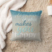 幸せな引用文 クッション (ブランケット)