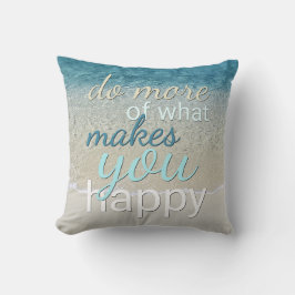 幸せな引用文 クッション