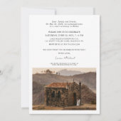 幸せな後にパーティー2フォトウェディングレセプション 案内状 (裏面)