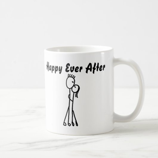 幸せな後に、結婚のギフトコーヒーマグ コーヒーマグカップ (右)