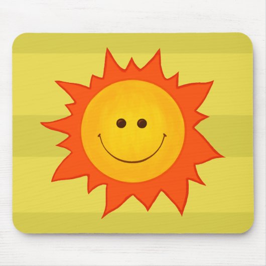 幸せな微笑の日曜日 マウスパッド (正面)