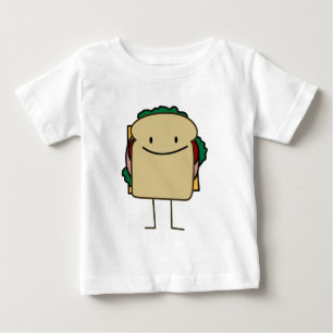 幸せな微笑サンドイッチ-クラシック ベビーTシャツ