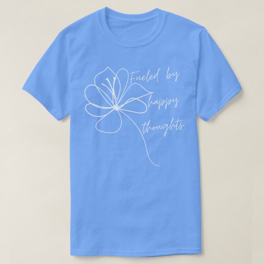 幸せな思いで浮かび上がる感動的Q Tシャツ (デザイン正面)