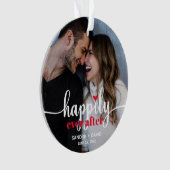 幸せな思いをカスタムする オーナメント (正面)