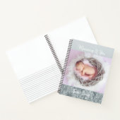 幸せな思い出 フォトとテキスト DIY ベビーギフト ノートブック (内部)