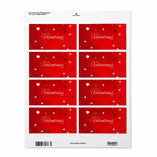 幸せな恋の日 ラベル (フルシート)