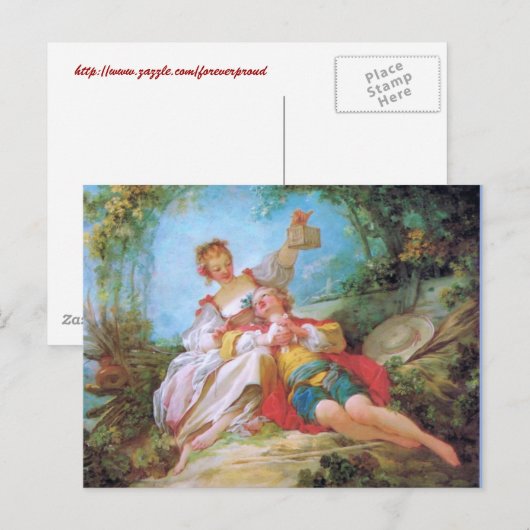 幸せな恋人たち ポストカード (正面/裏面)