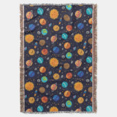 幸せな惑星が投げる スローブランケット (正面縦)