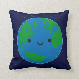幸せな惑星の地球 クッション