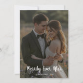 幸せな愛のホリデー カップル カード (正面)