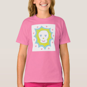 幸せな愛スカル Tシャツ