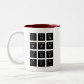 幸せな愛 ツートーンマグカップ (左)