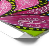 幸せな感覚はより幸せな状況を引き付ける ポスター (角)