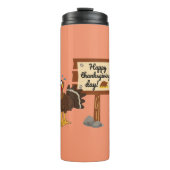 幸せな感謝おもしろいの日 タンブラー (正面)