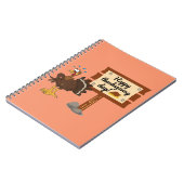 幸せな感謝おもしろいの日 ノートブック (左側)