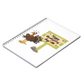 幸せな感謝おもしろいの日 ノートブック (左側)