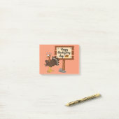 幸せな感謝おもしろいの日 ポストイット (デスク上)