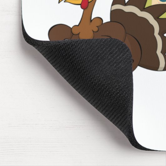 幸せな感謝おもしろいの日 マウスパッド (コーナー)