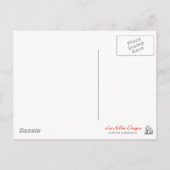 幸せな感謝のビーガンの感謝祭トルコ シーズンポストカード (裏面)