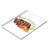 幸せな感謝の七面鳥飲。 ノートブック (左側)