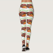 幸せな感謝の七面鳥飲。 レギンス (裏面)