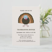 幸せな感謝の気持ちを込めて友情に感謝賛美す 招待状 (スタンド正面)