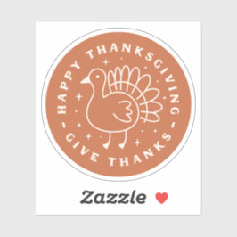 幸せな感謝与えの感謝してい言葉 シール