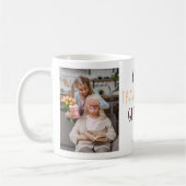 幸せな感謝祭おばあちゃん2写真コーヒーマグ コーヒーマグカップ (左)