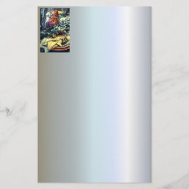 幸せな感謝祭のテーブル設定 便箋