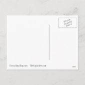 幸せな感謝祭のパグの郵便はがき シーズンポストカード (裏面)