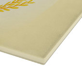 幸せな感謝祭の七面鳥と紅葉 カッティングボード (角)