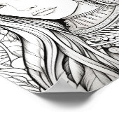 幸せな感謝祭の大人の色 ポスター (角)