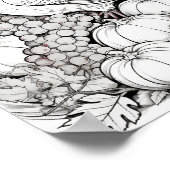 幸せな感謝祭の大人の色 ポスター (角)