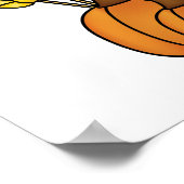 幸せな感謝祭の子ども ポスター (角)