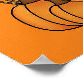 幸せな感謝祭の子ども ポスター (角)