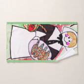 幸せな感謝祭の巡礼女性ハンドタオル ハンドタオル (ハンドタオル)