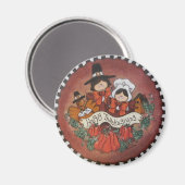 幸せな感謝祭の磁石 マグネット (正面/裏面)