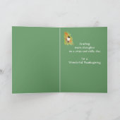 幸せな感謝祭の秋色の《鳥》アメリカゴガラの鳥の芸術 シーズンカード (内部)