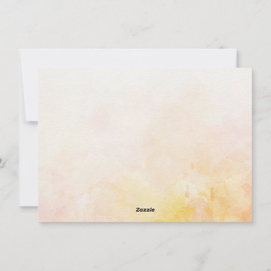 幸せな感謝祭の美しい風景の秋 シーズンカード (裏面)