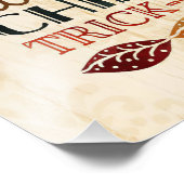 幸せな感謝祭の記述語の秋 フォトプリント            (角)