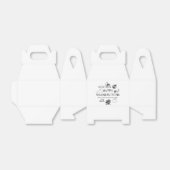 幸せな感謝祭カスタマイズ家族の名前かわいい フェイバーボックス (折り畳みなし)