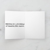 幸せな感謝祭カード、台分のカボチャ シーズンカード (内部)