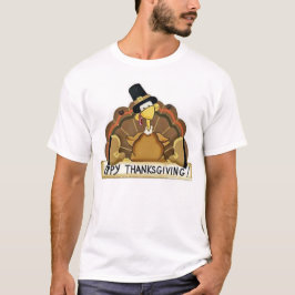 幸せな感謝祭トルコ Tシャツ
