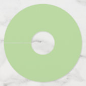 幸せな感謝祭バストトルコの日ディナーフード ワイングラスタグ (裏面)