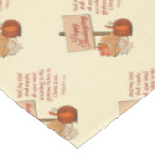 幸せな感謝祭ピリピ4:19 テーブルクロス (アングル)