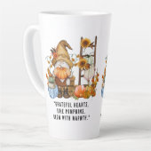 幸せな感謝祭秋 カフェラテマグ (左アングル)